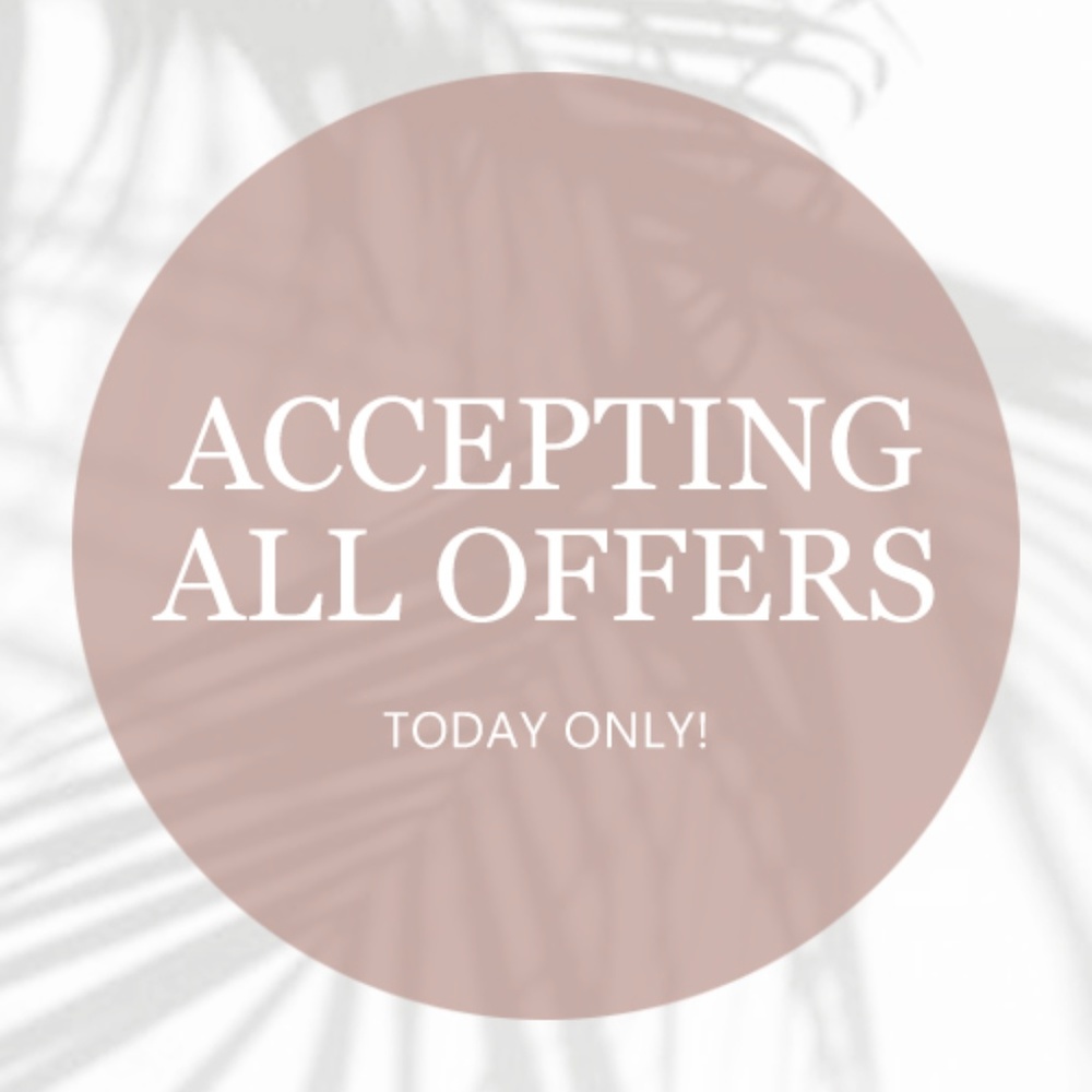 9/15 TODAY ONLY! ALL OFFERS WELCOME